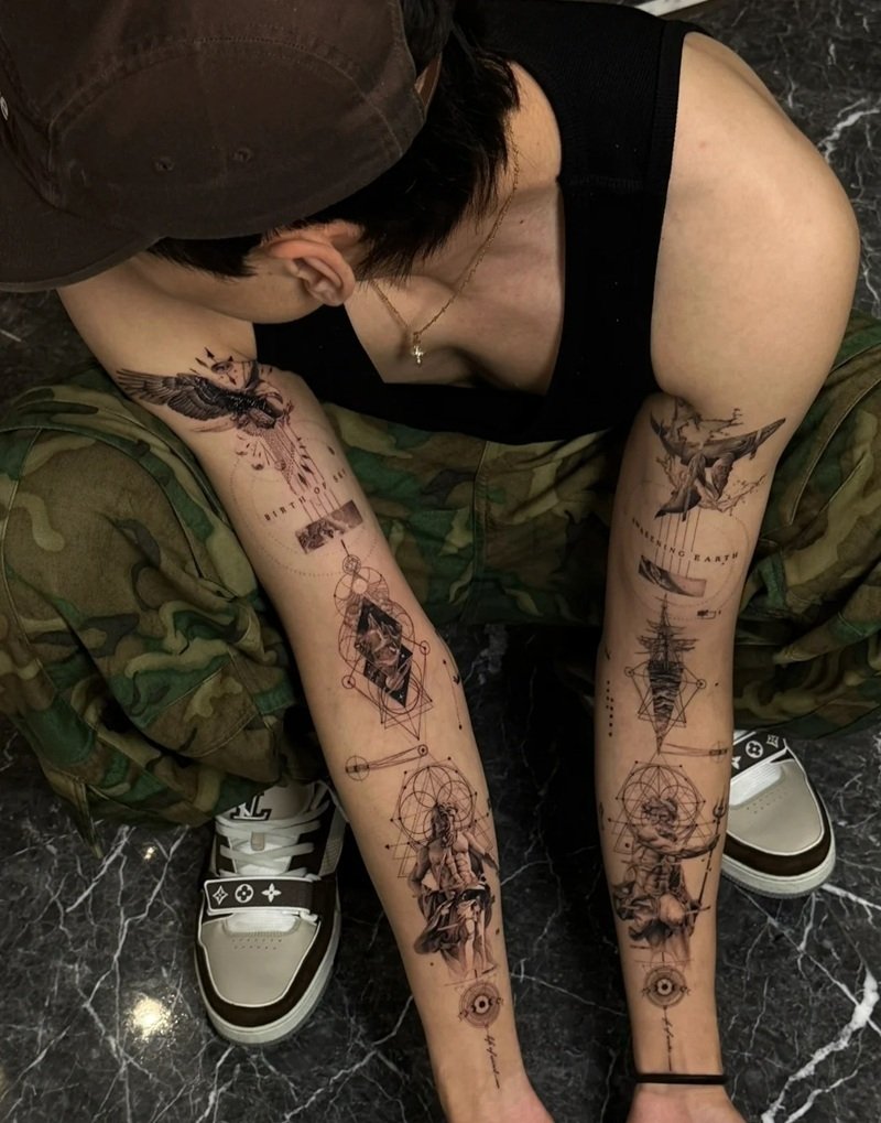 hình xăm châu âu 26