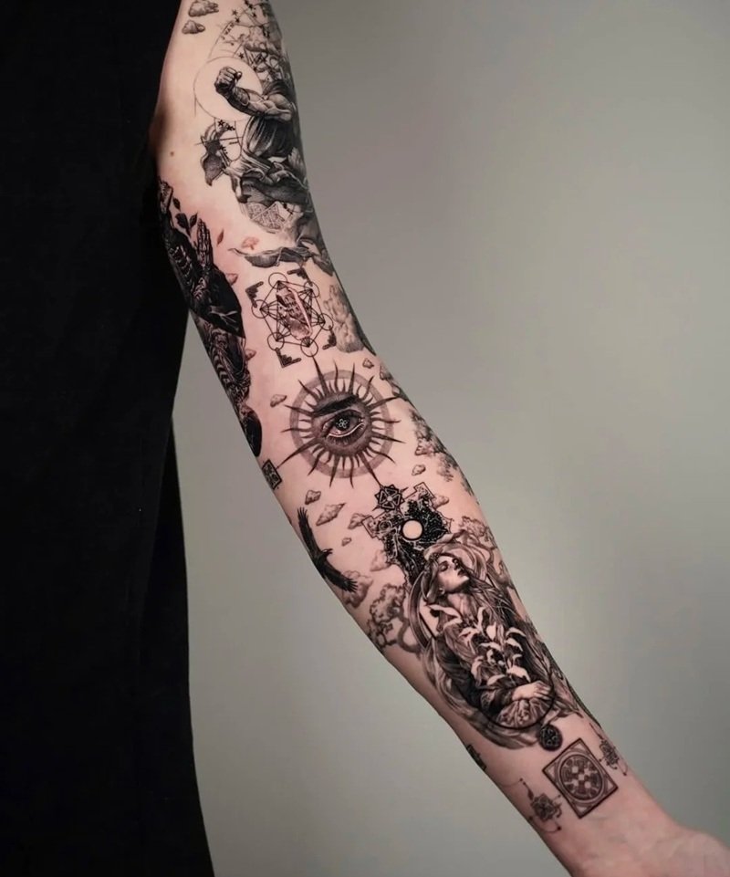 hình xăm châu âu 32