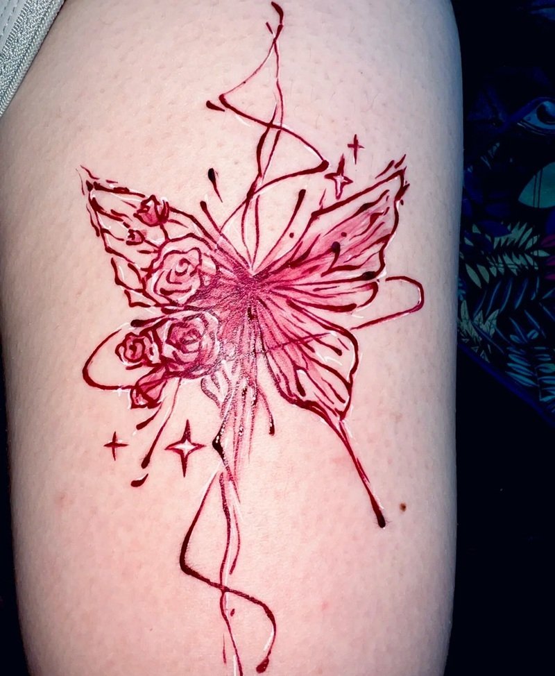 hình xăm con bướm 18