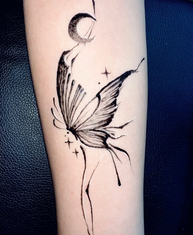 hình xăm con bướm 20