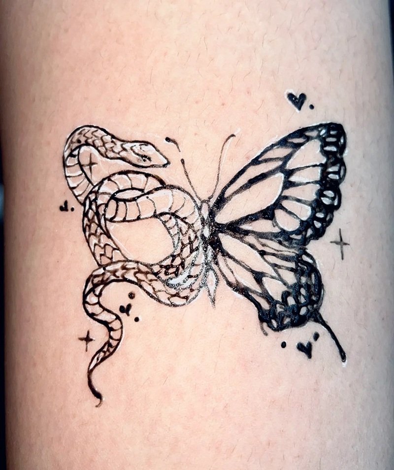 hình xăm con bướm 22