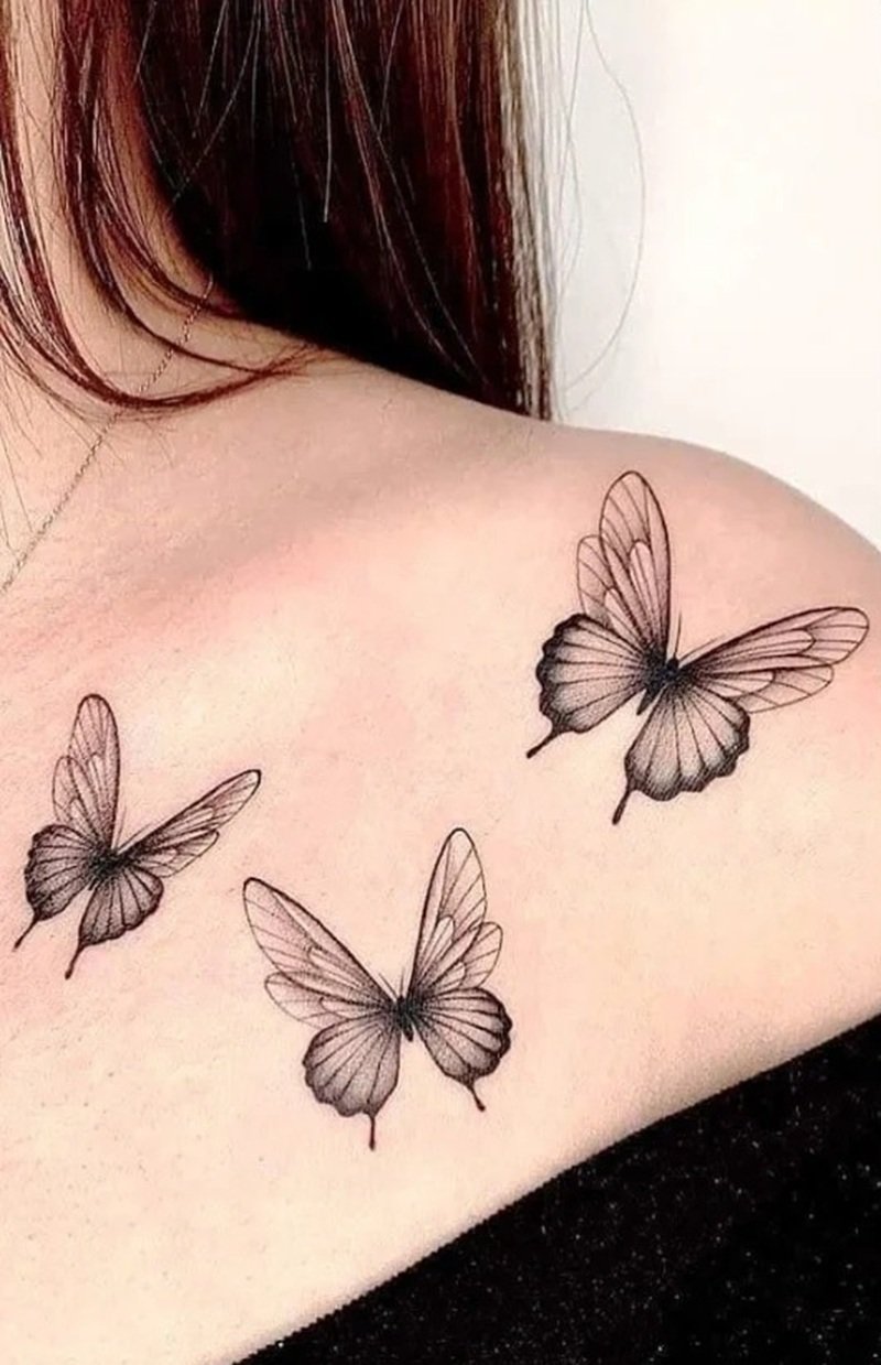 hình xăm con bướm 23