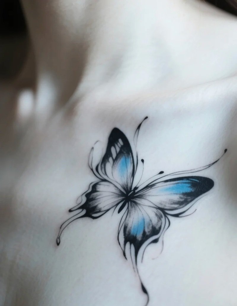 hình xăm con bướm 33