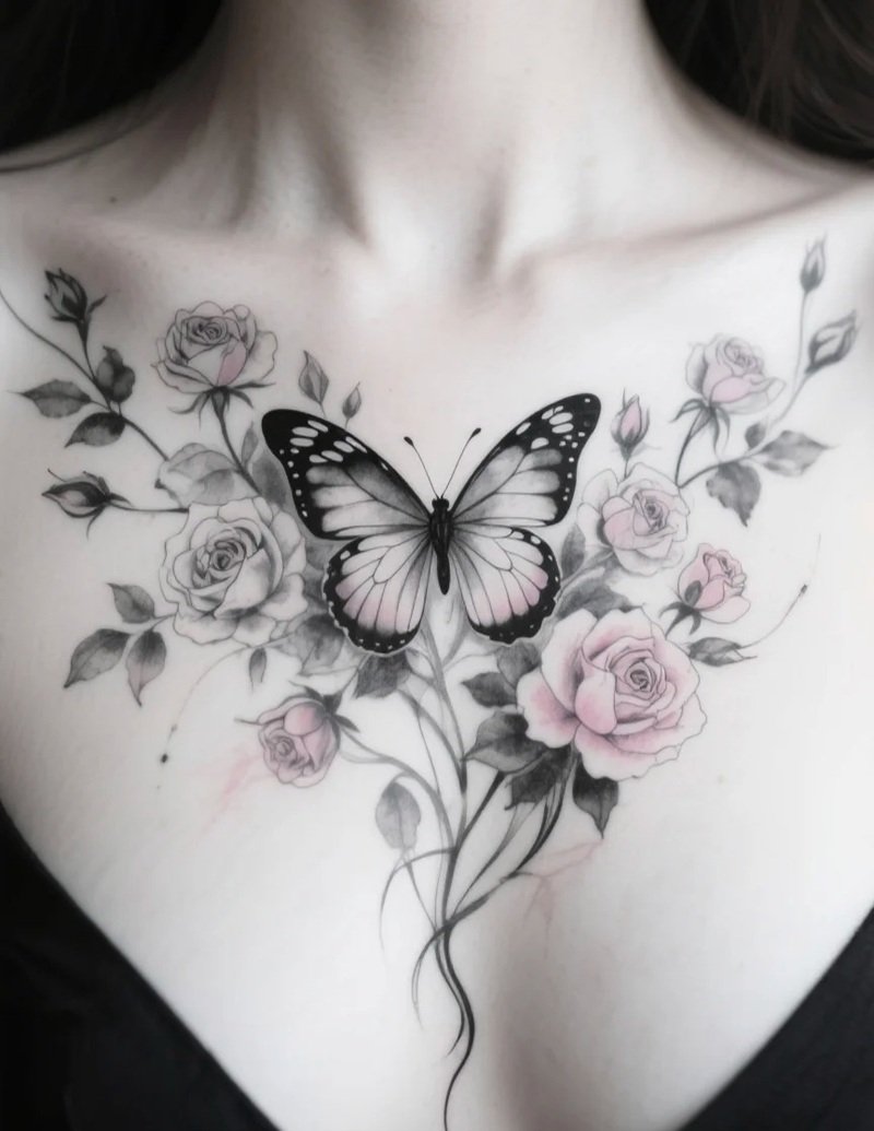 hình xăm con bướm 34