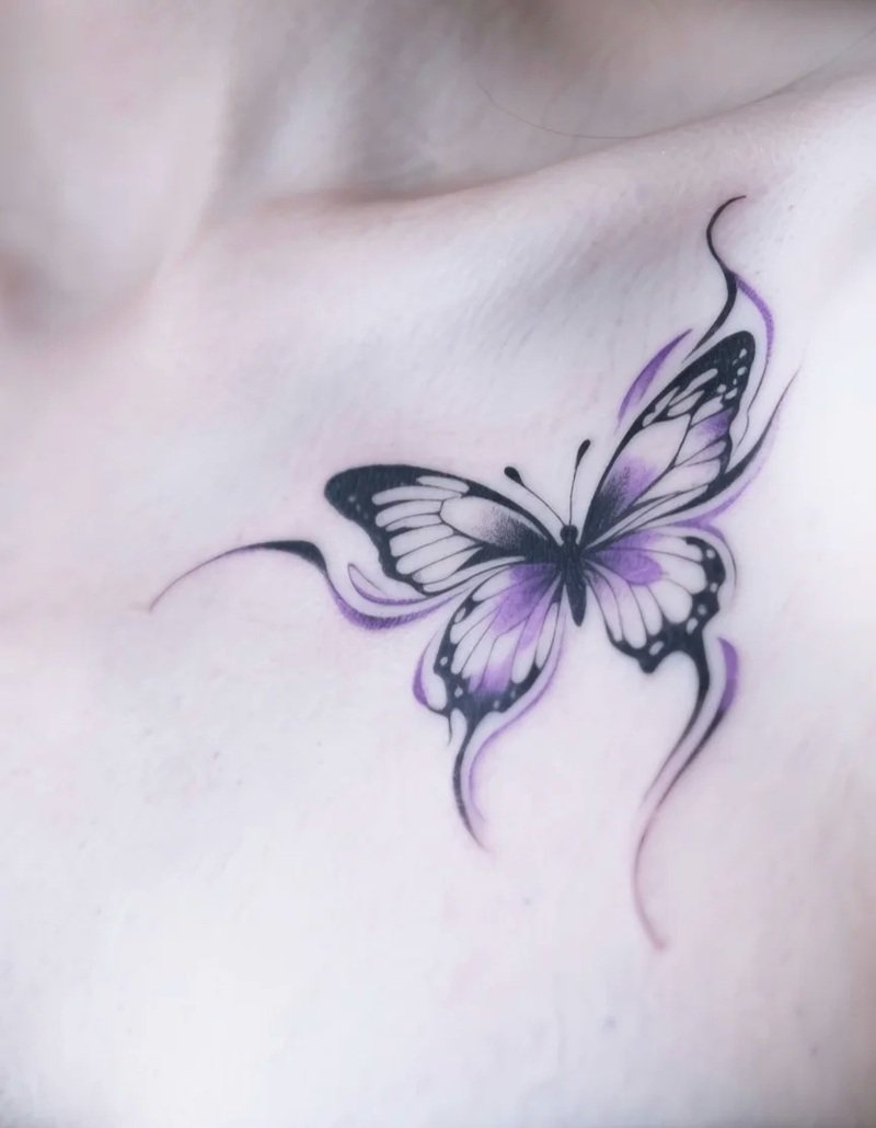 hình xăm con bướm 35
