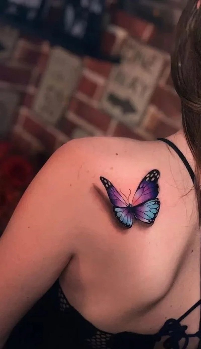 hình xăm con bướm 39