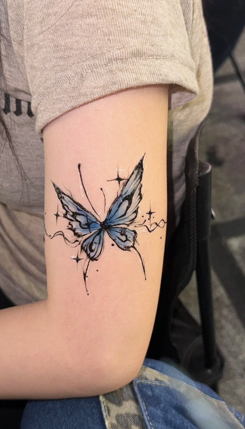 hình xăm con bướm 4