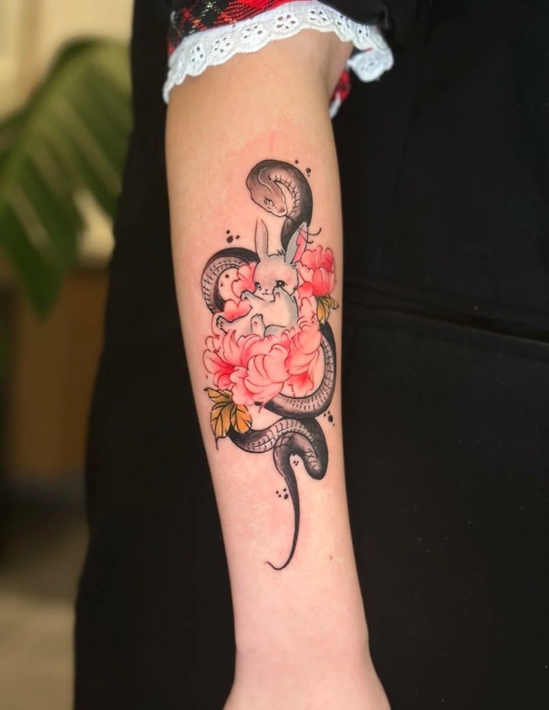 hình xăm con rắn 10