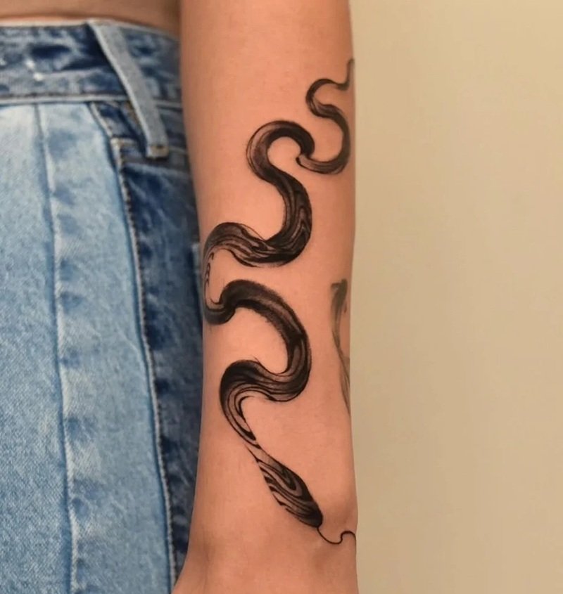 hình xăm con rắn 16