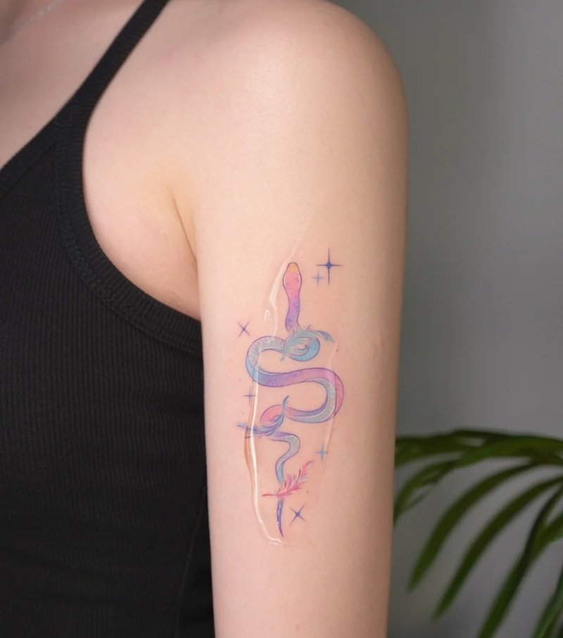 hình xăm con rắn 20
