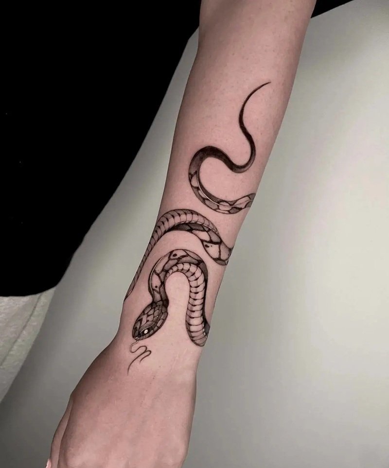 hình xăm con rắn 28