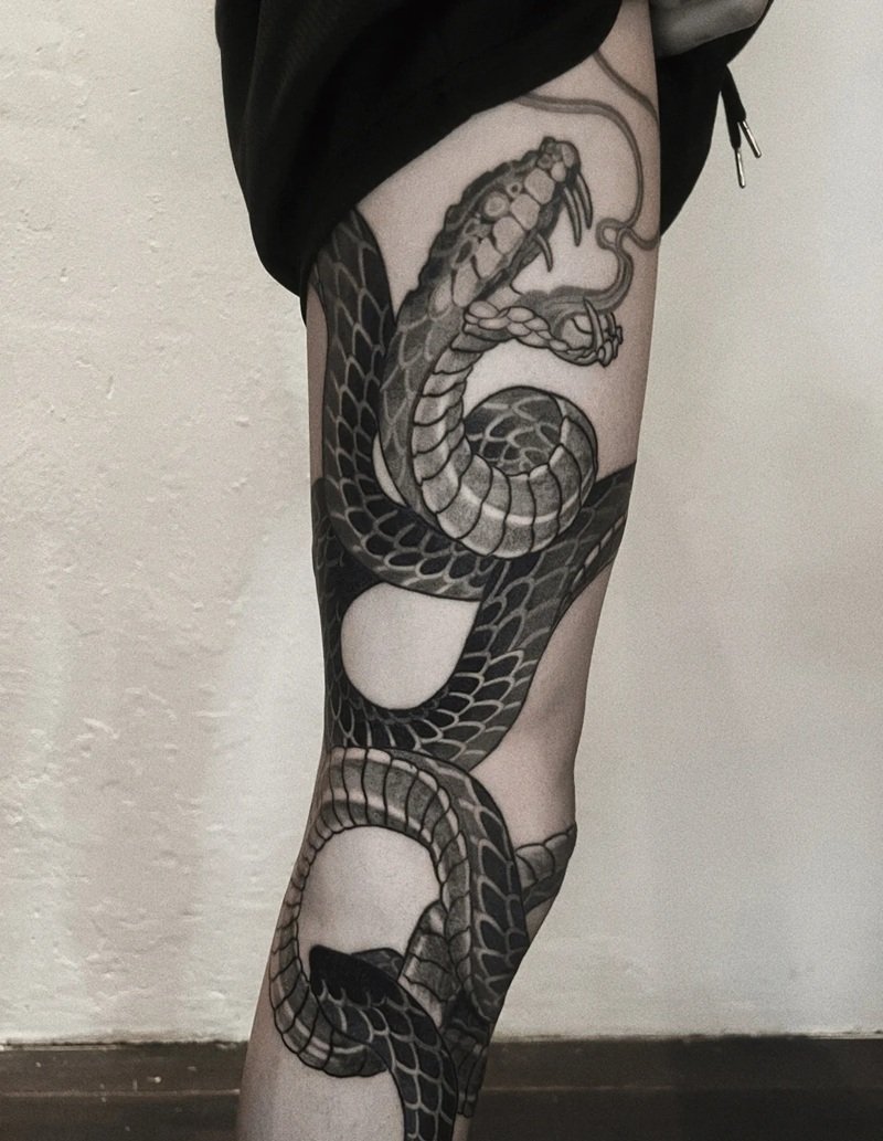 hình xăm con rắn 34