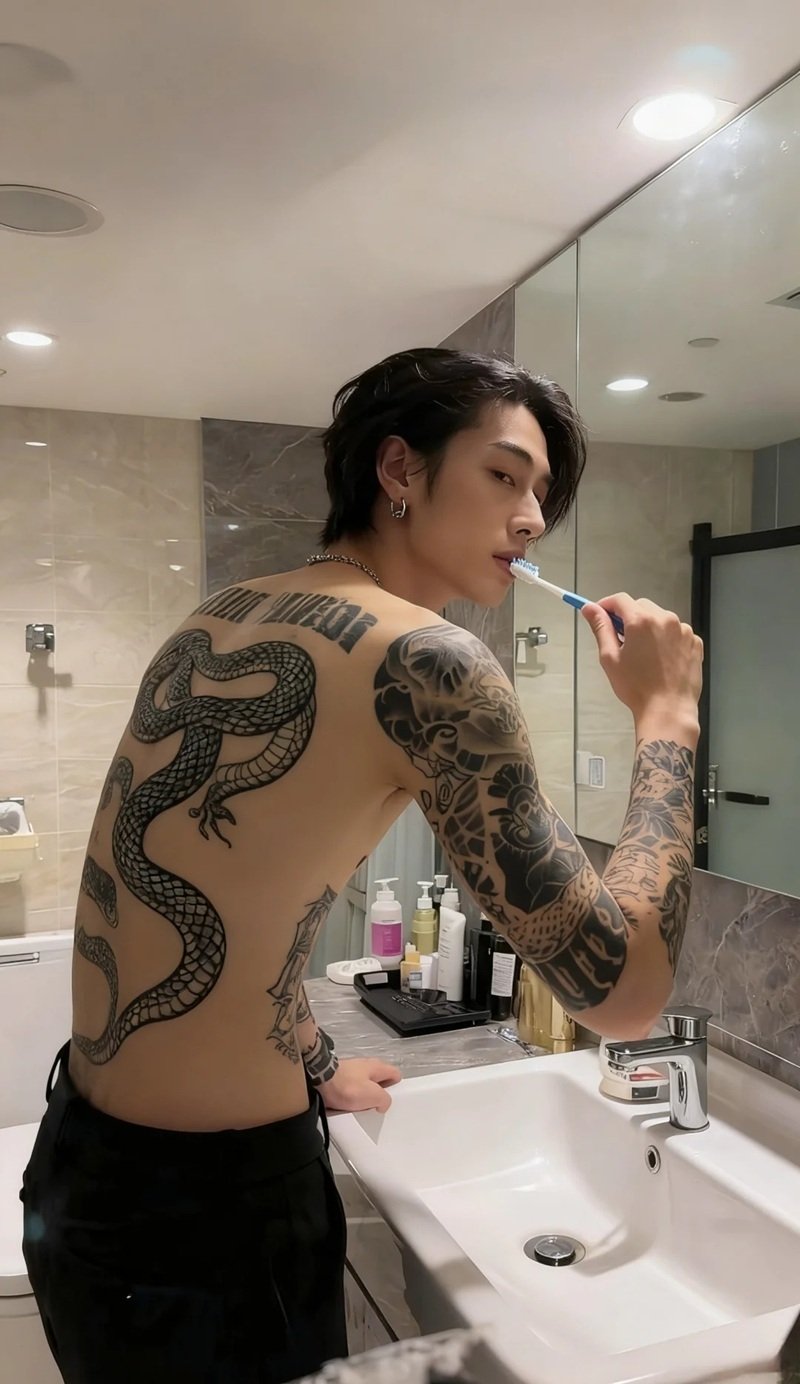 hình xăm con rắn 5