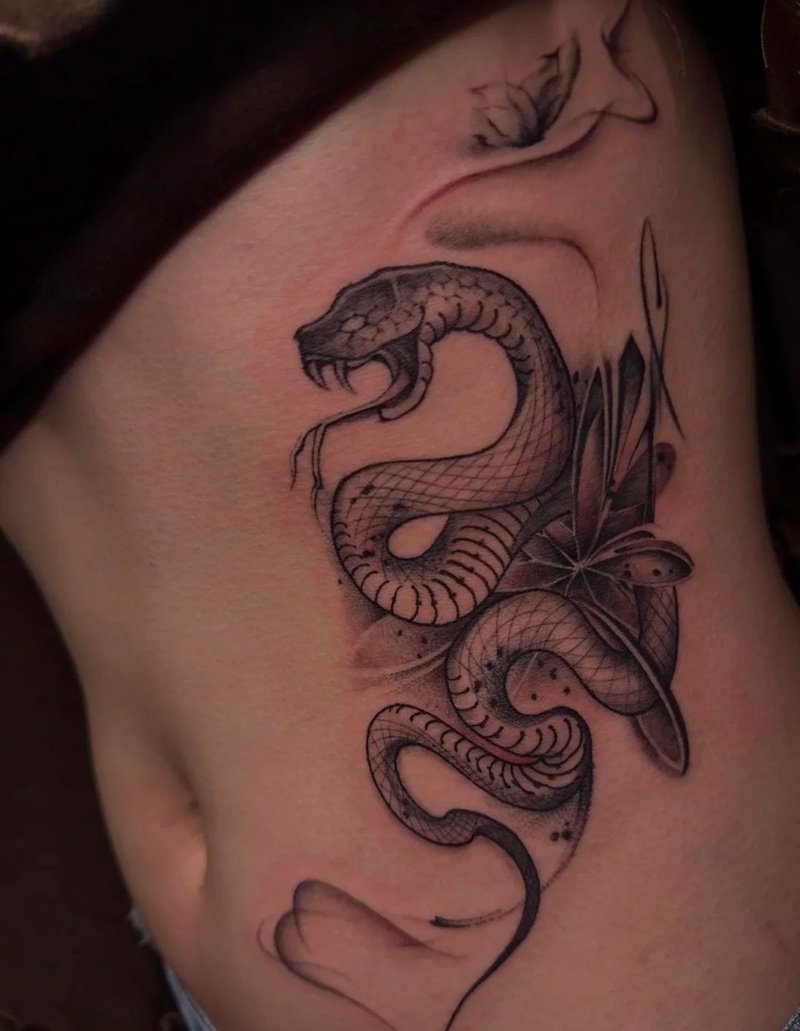 hình xăm con rắn 6