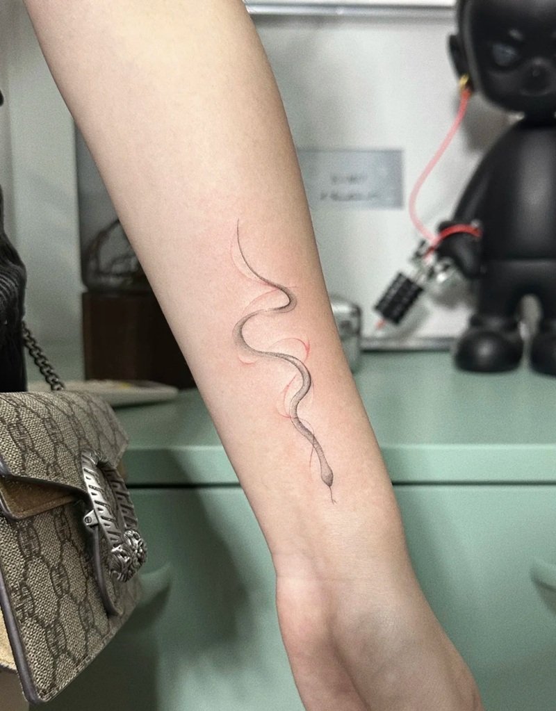 hình xăm con rắn 7