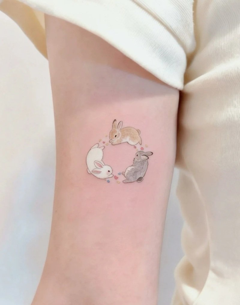 hình xăm con thỏ 16