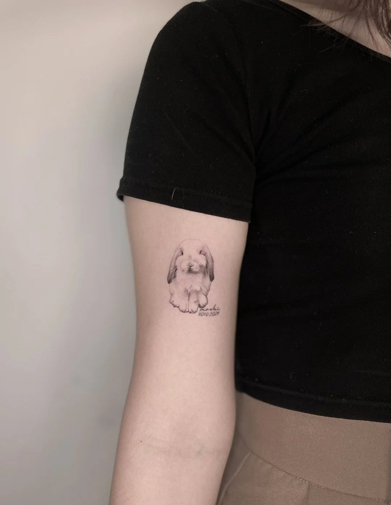 hình xăm con thỏ 20