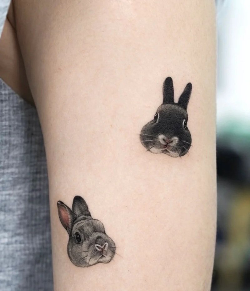 hình xăm con thỏ 23