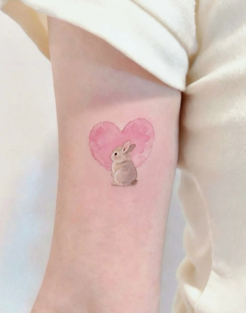 hình xăm con thỏ 33