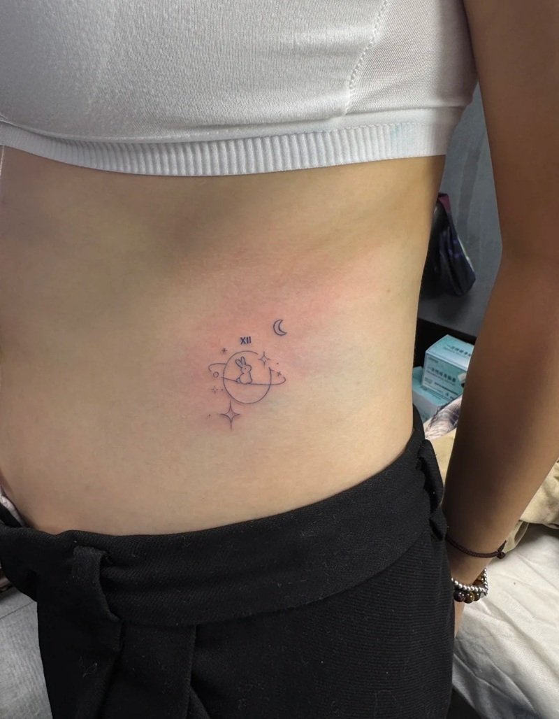 hình xăm con thỏ 4