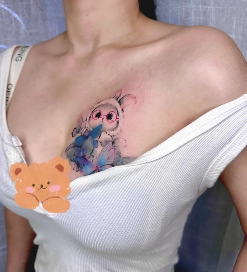 hình xăm con thỏ 41