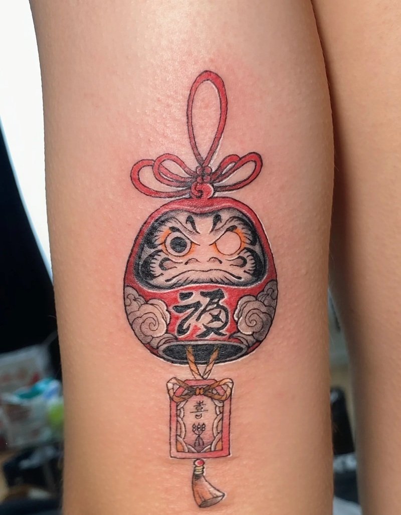hình xăm daruma 6