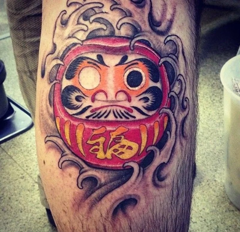 hình xăm daruma 8