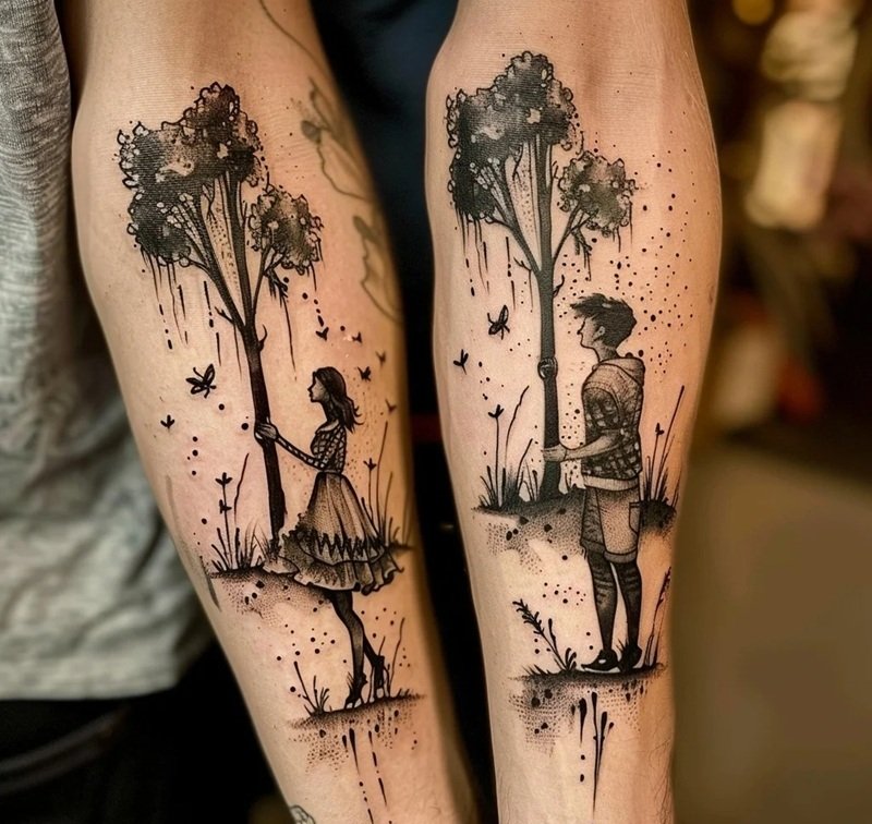 hình xăm đôi cho vợ chồng 22