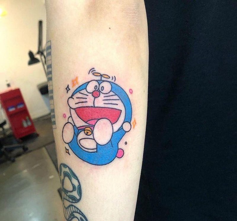 hình xăm doraemon 1