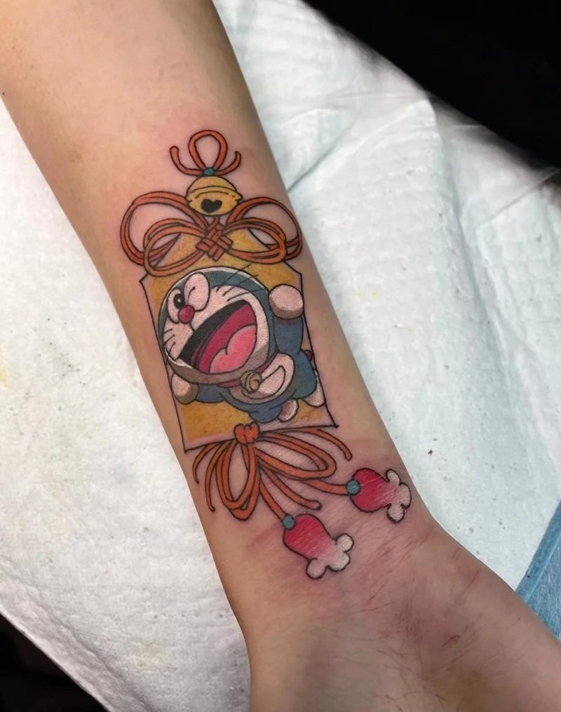 hình xăm doraemon 12