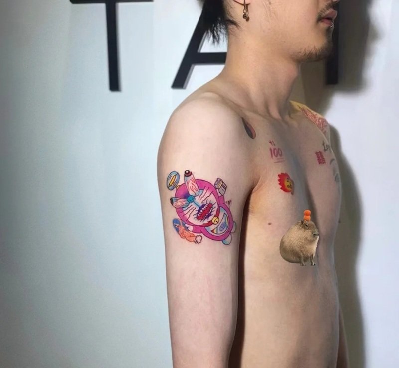 hình xăm doraemon 16