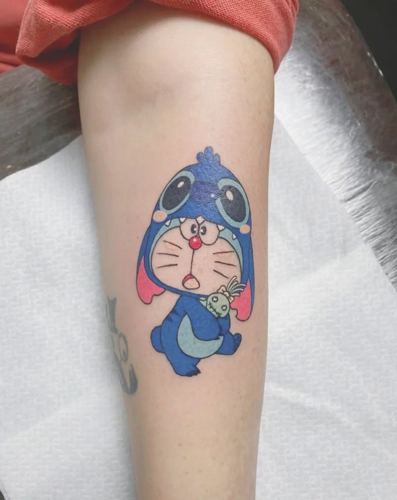 hình xăm doraemon 17
