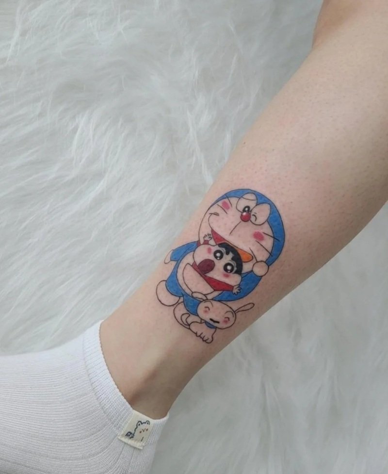 hình xăm doraemon 18