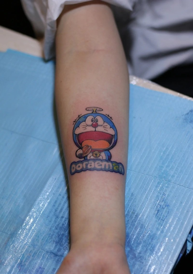 hình xăm doraemon 20