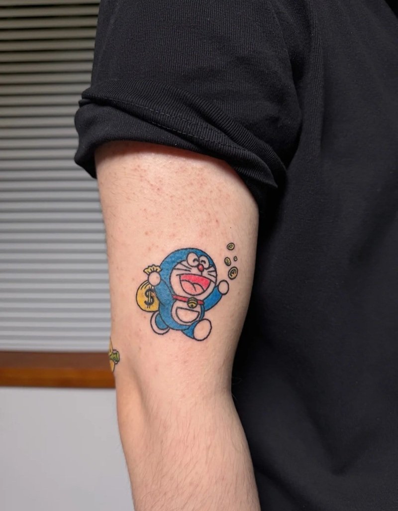hình xăm doraemon 21