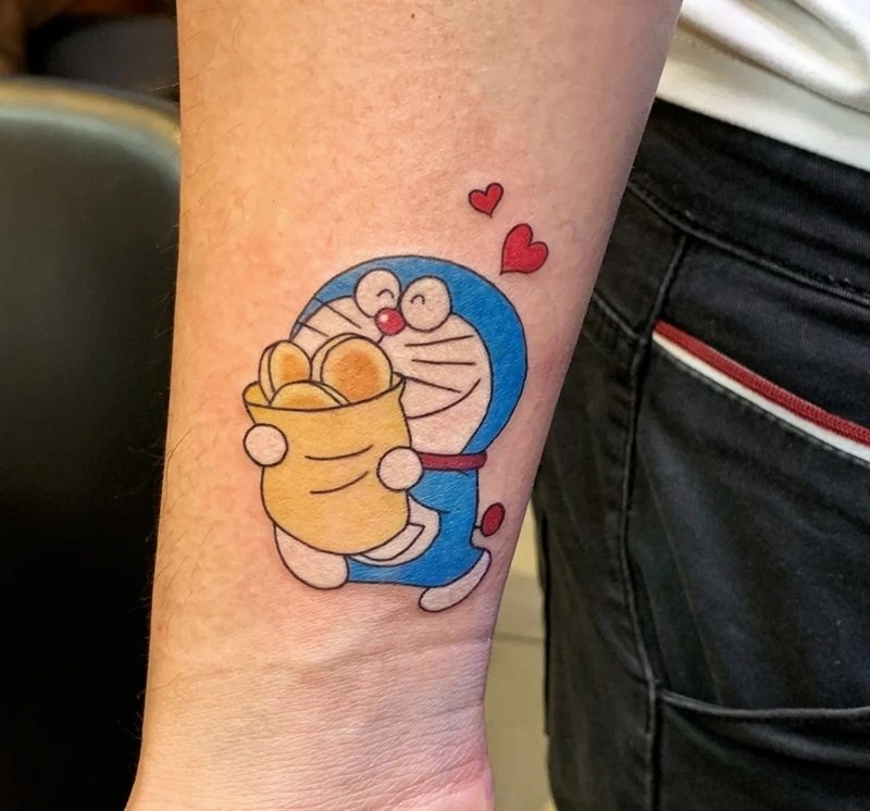 hình xăm doraemon 22