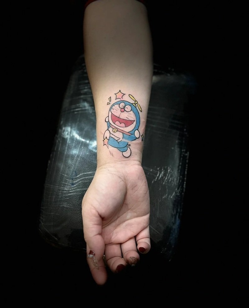 hình xăm doraemon 23