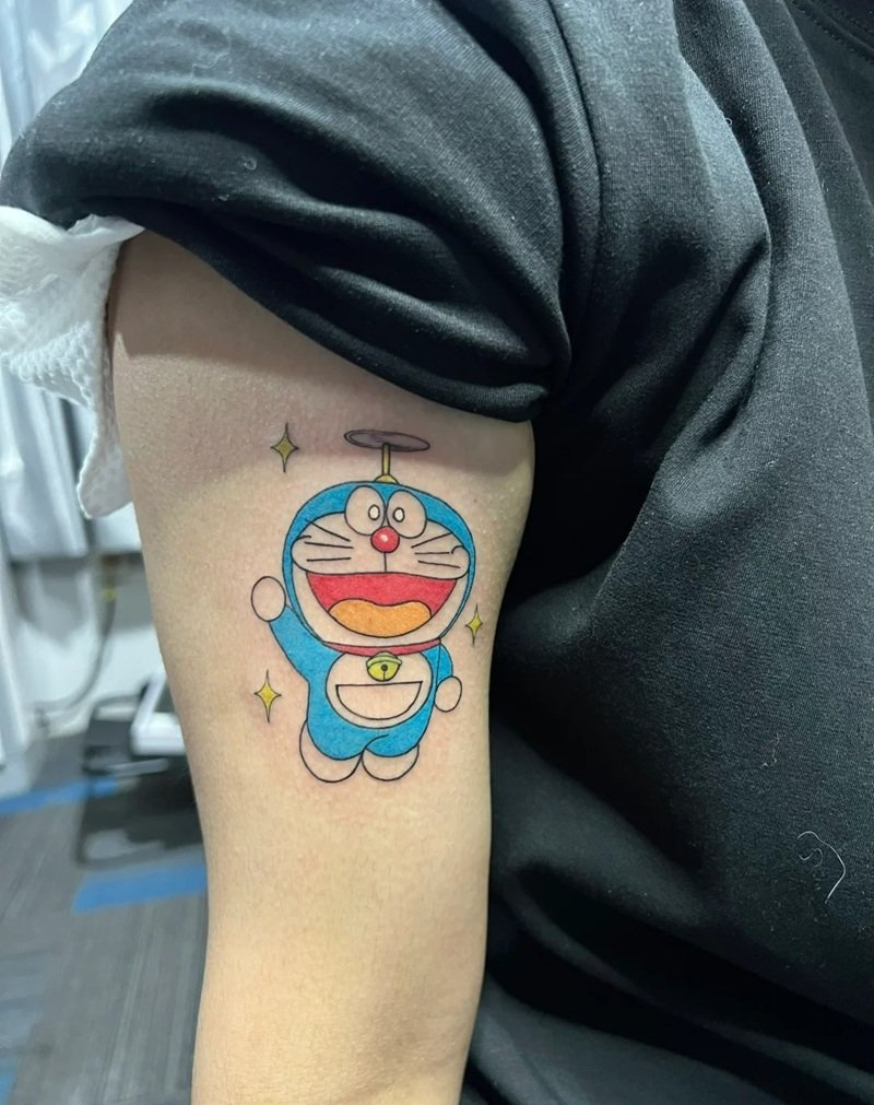 hình xăm doraemon 24
