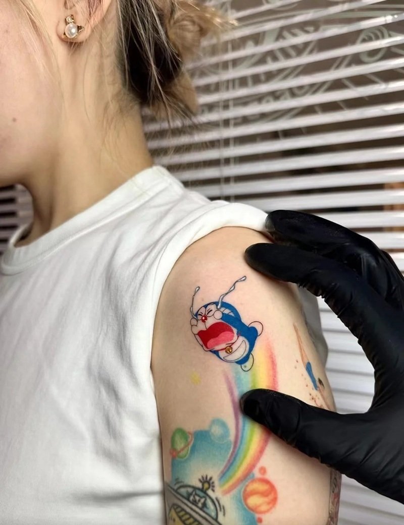 hình xăm doraemon 27