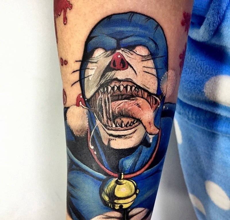 hình xăm doraemon 28