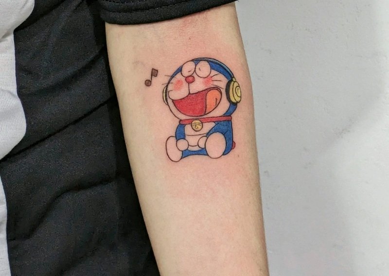 hình xăm doraemon 3