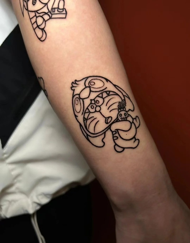 hình xăm doraemon 31