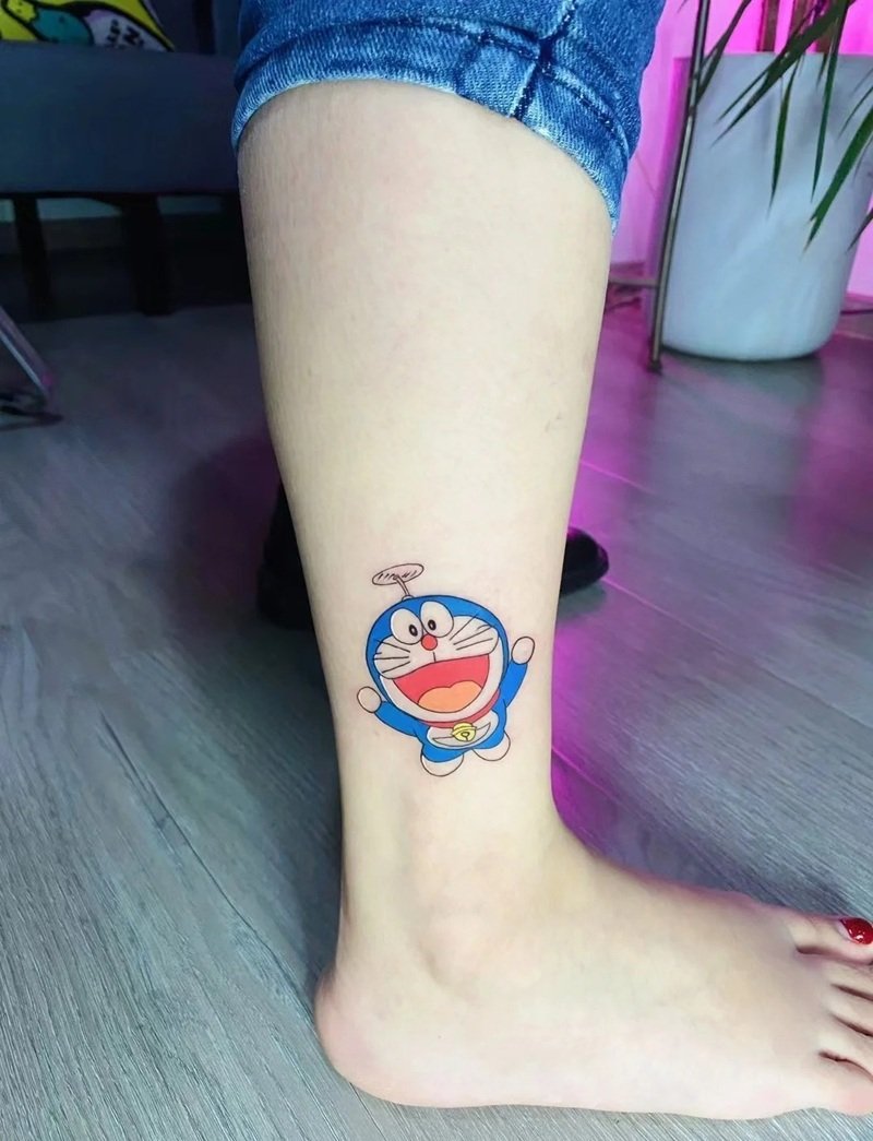 hình xăm doraemon 35