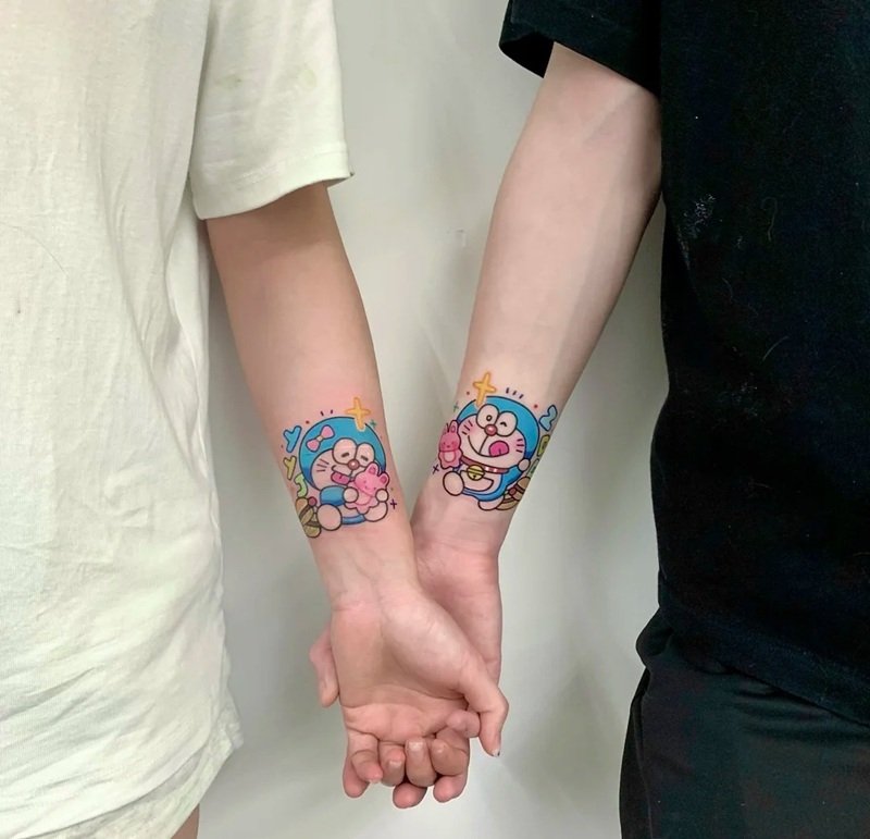 hình xăm doraemon 36