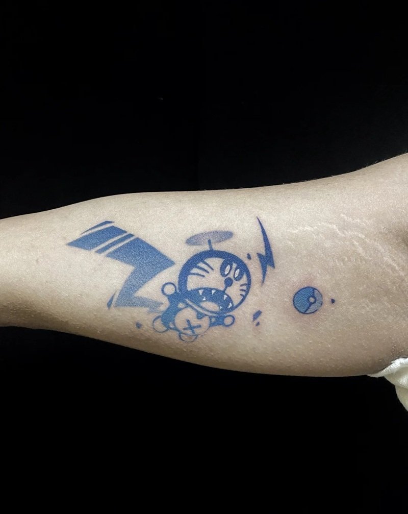 hình xăm doraemon 5
