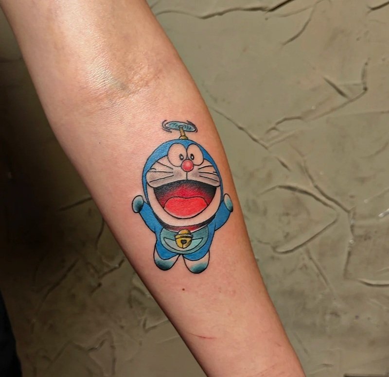 hình xăm doraemon 7