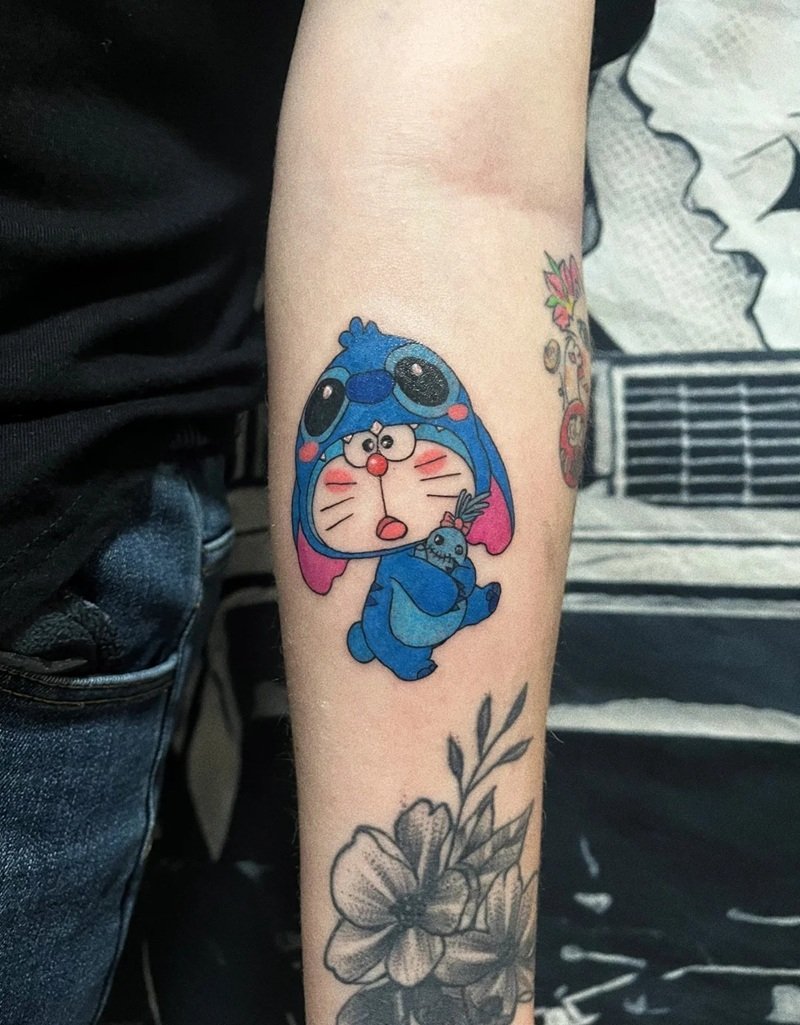 hình xăm doraemon 8