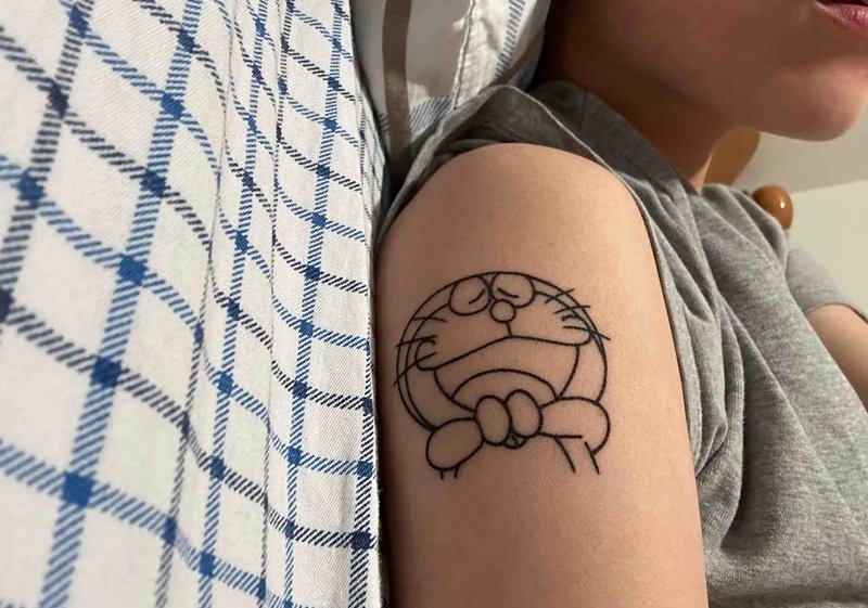 hình xăm doraemon 9