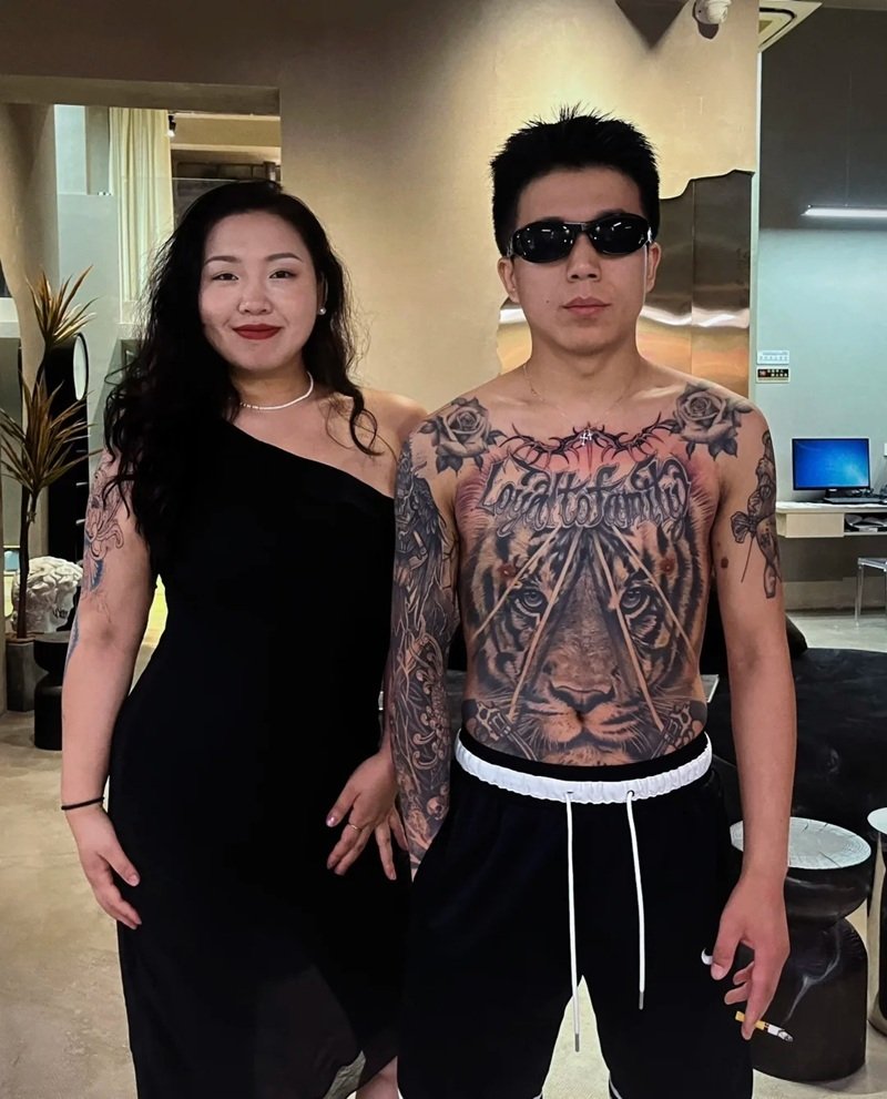 hình xăm full bụng nam 33