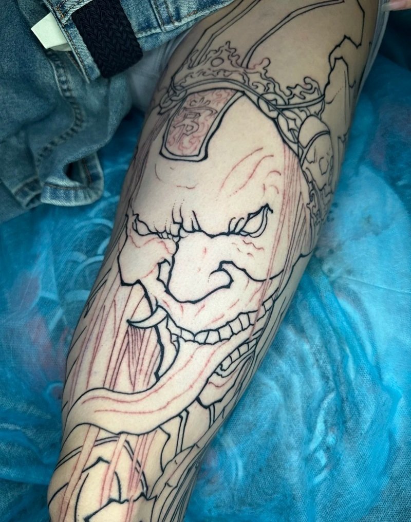 hình xăm hắc bạch vô thường 22